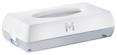 Wall Mountable Flat Tissue Dispenser 100 Sheets Capacity - White MPH27630