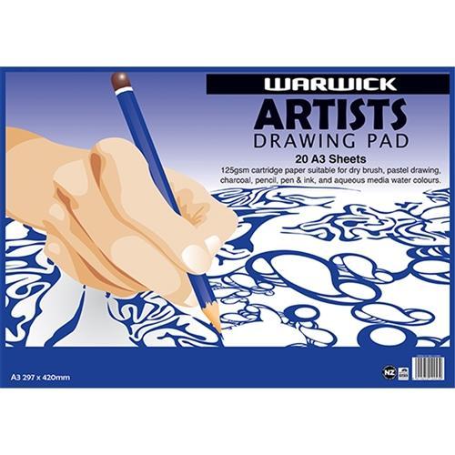 Warwick Artists Drawing Pad A3 CX112051