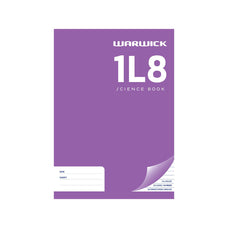 Warwick Exercise Book 1L8 36 Leaf Ruled 7mm Alternating Pages A4 CX11606441