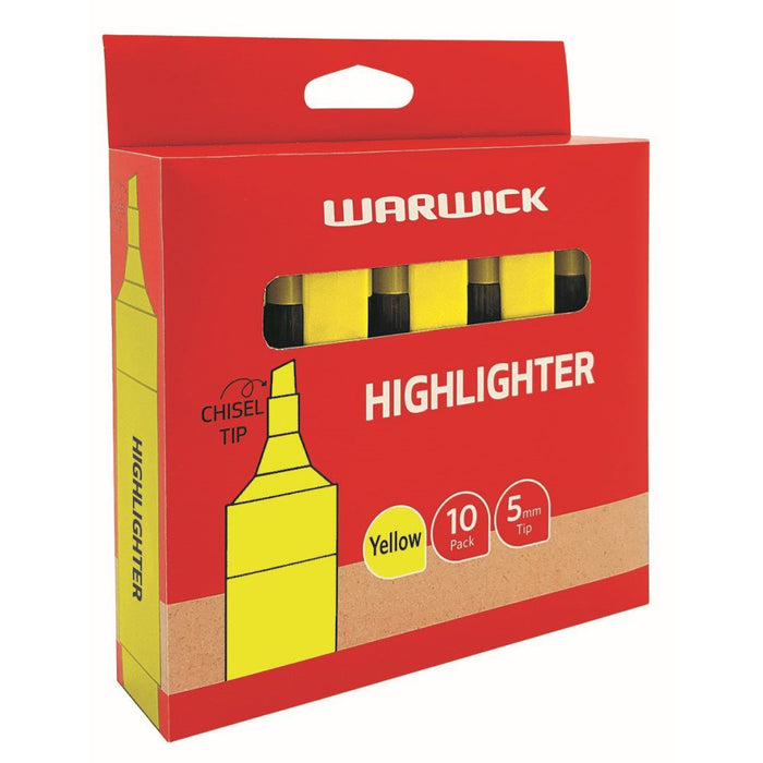 Warwick Highlighter Stubby - Yellow CX117420