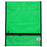 Warwick Homework Bag, Medium, 290mm x 360mm, Hook & Loop Closure, Fluoro Lime CX201482