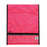 Warwick Homework Bag, Medium, 290mm x 360mm, Hook & Loop Closure, Pink CX201480