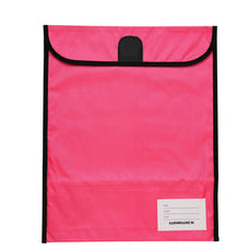 Warwick Homework Bag, Medium, 290mm x 360mm, Hook & Loop Closure, Pink CX201480
