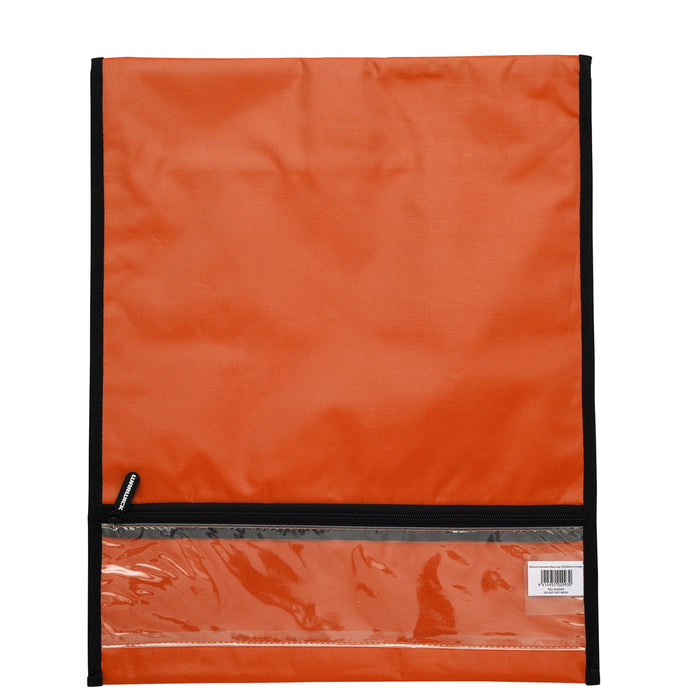 Warwick Homework Bag, XL, 450mm x 360mm,  Hook & Loop Closure, Fluoro Orange CX201479