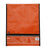 Warwick Homework Bag, XL, 450mm x 360mm,  Hook & Loop Closure, Fluoro Orange CX201479