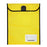 Warwick Homework Bag, XL, 450mm x 360mm,  Hook & Loop Closure, Yellow CX12025922