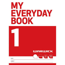 Warwick My Everyday Book 1 Unruled CX113227