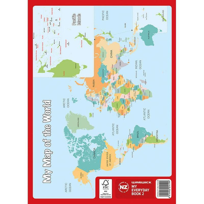 Warwick My Everyday Book 2 Unruled & 7mm Ruled CX113228