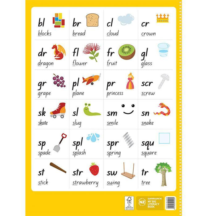 Warwick My Literacy 30mm Ruled Modelling Book CX113236