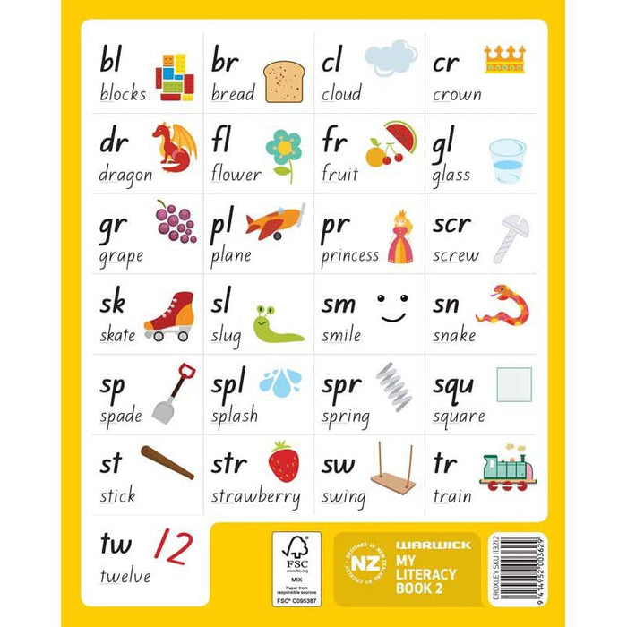Warwick My Literacy Book 2 CX113212