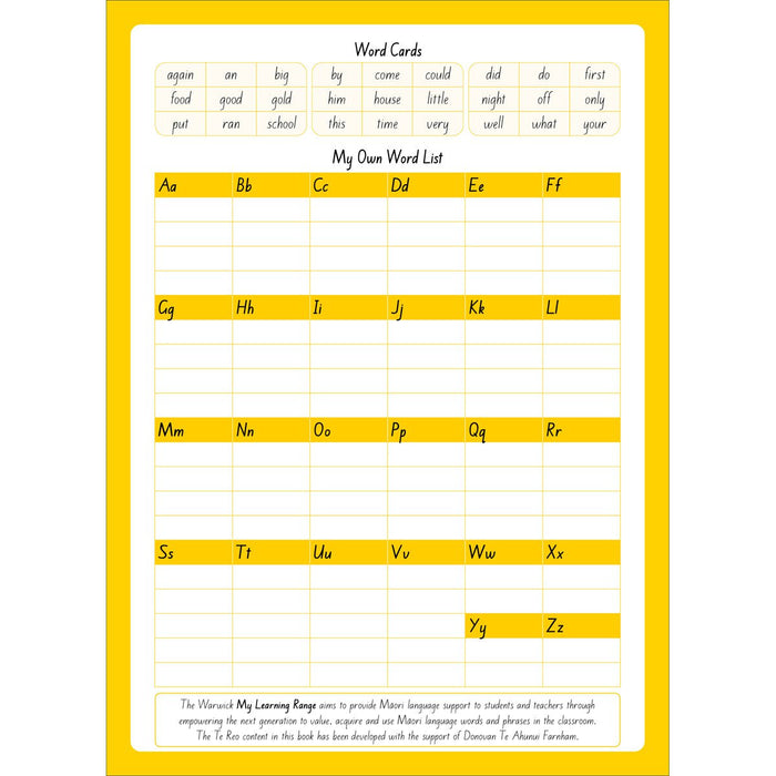 Warwick My Writing Book 3, 9mm Ruled, 64 Page CX113213