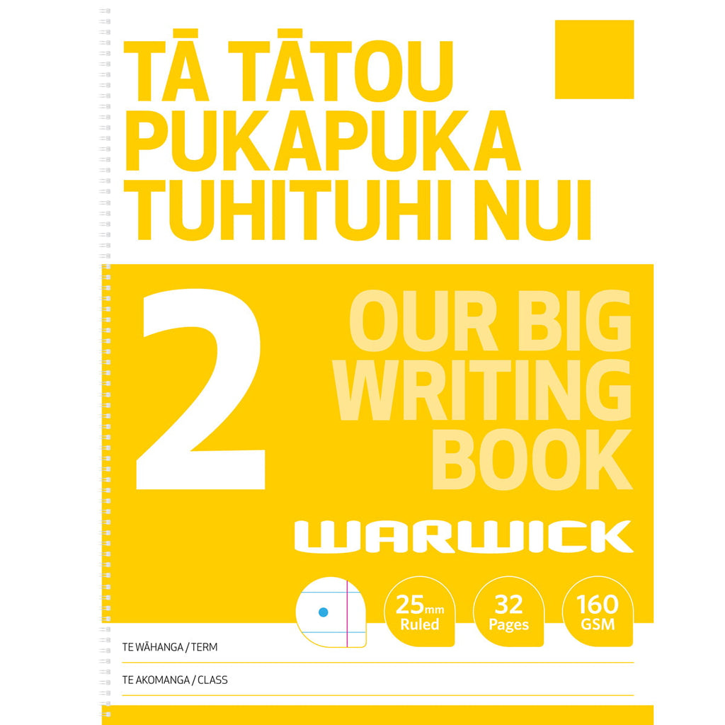 Ulternating Book Warwick Our Big Writing Modelling Book 2 Half & Full Ruled Alternating ...