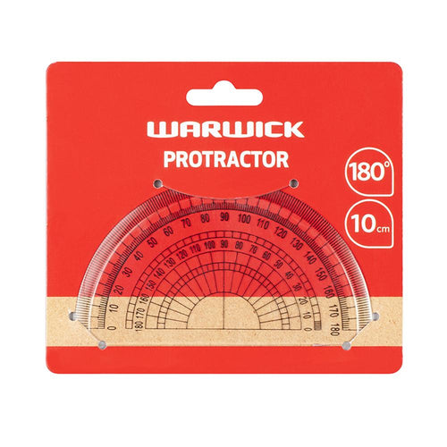 Warwick Protractor 10cm 180 Degrees | Math Kits — Discount Office