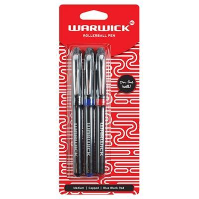 Warwick Rollerball Pen 3s - Assorted Colours CX117385