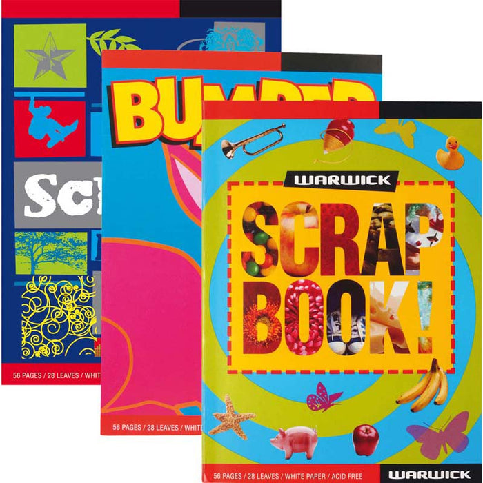 Warwick Super Blank Page Scrapbook 355 x 245mm CX105070