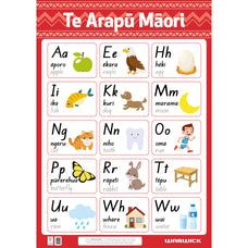 Warwick Te Reo Alphabet Wall Poster Chart, 594mm x 841mm CX12026103