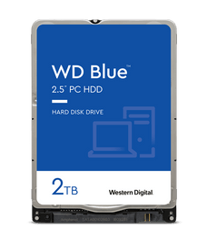 WD Blue 2TB HDD 2.5" SATA 128MB Cache 5400RPM NN76497