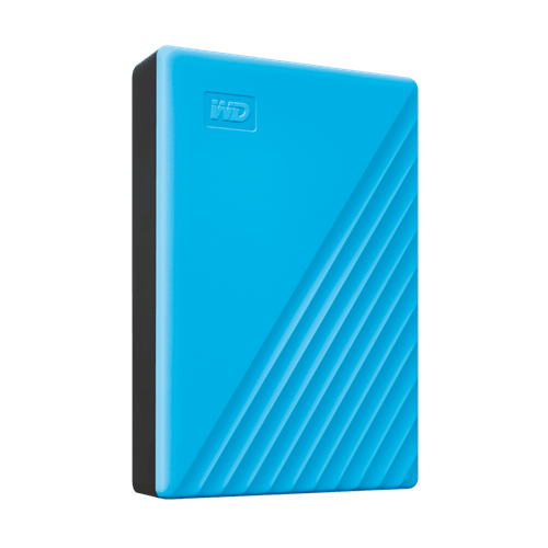 WD My Passport 4TB USB 3.2" External HDD, Blue NN80780