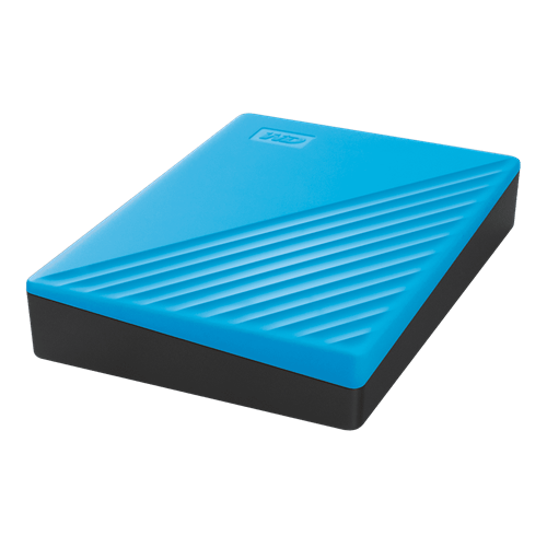 WD My Passport 4TB USB 3.2" External HDD, Blue NN80780