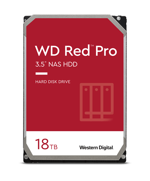 WD Red Pro 18TB NAS HDD 3.5" SATA 512MB Cache 7200RPM NN86445