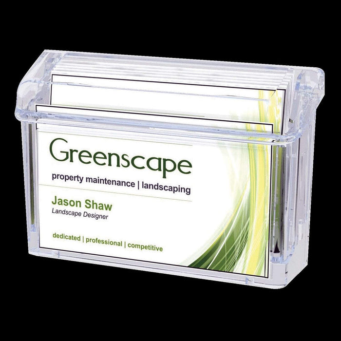 Weatherproof Outdoor Business Card Holder With Lid LX70901