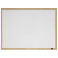 Whiteboard 450 x 600mm - Non-Magnetic - Oak Frame AOQTNNCM0456