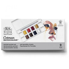 Winsor & Newton Cotman Watercolour Portrait Pocket Set of 9 JA0084170