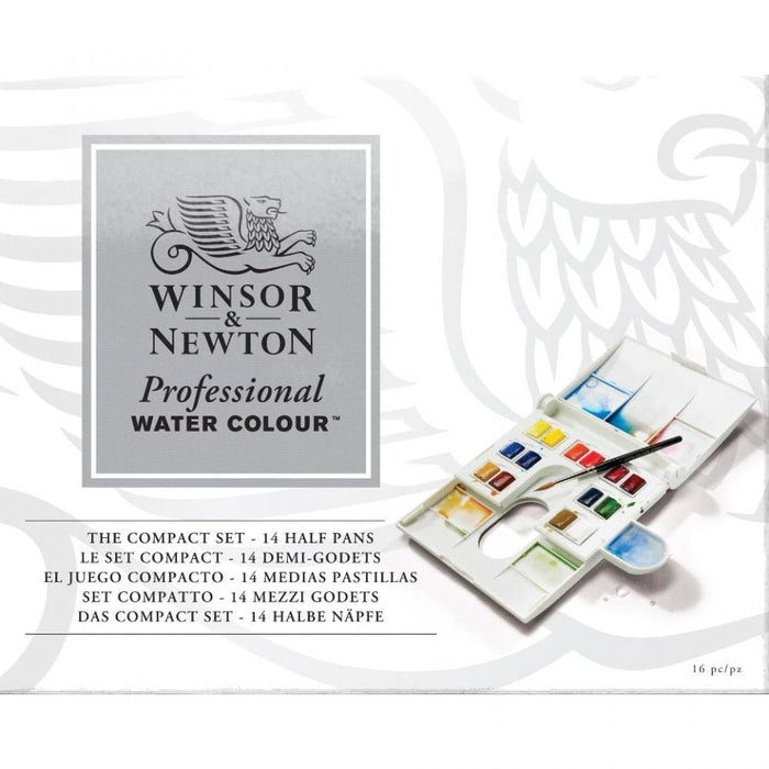Winsor & Newton Professional Watercolour Compact Set of 15 JA0241860