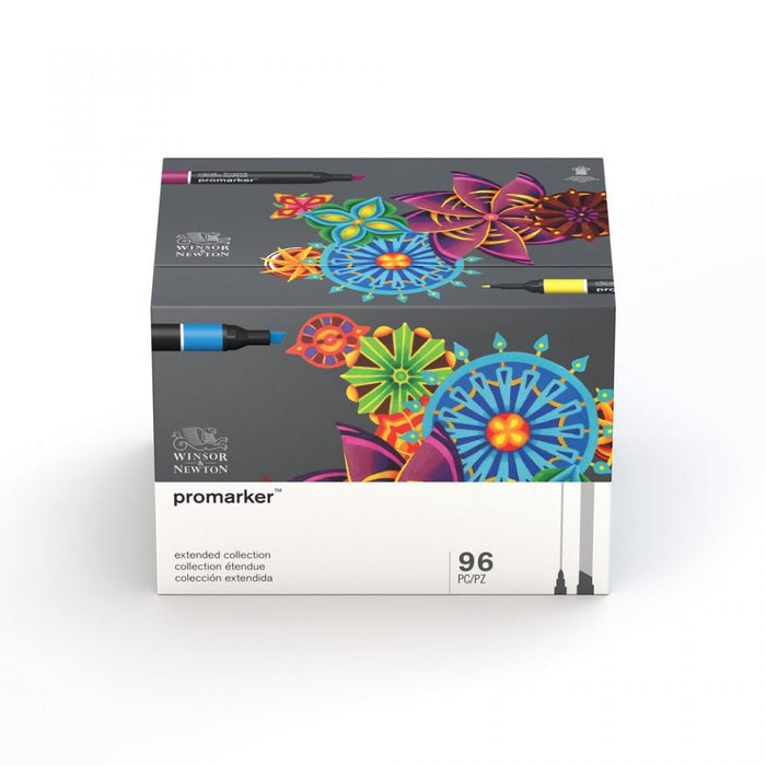 Winsor & Newton Promarker 96 Extended Collection, With Storage Box JA0061600