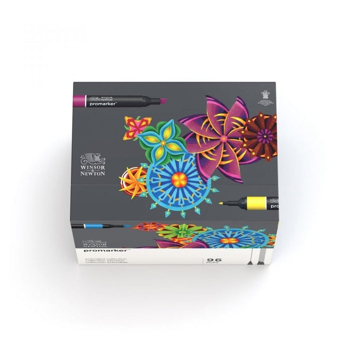 Winsor & Newton Promarker 96 Extended Collection, With Storage Box JA0061600