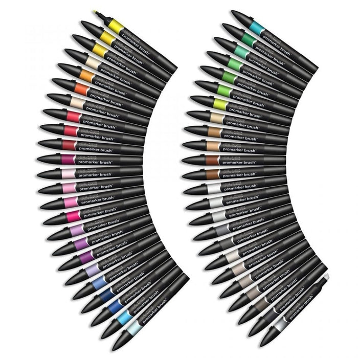 Winsor & Newton Promarker Brush 48 Set Essential Collection JA0064220