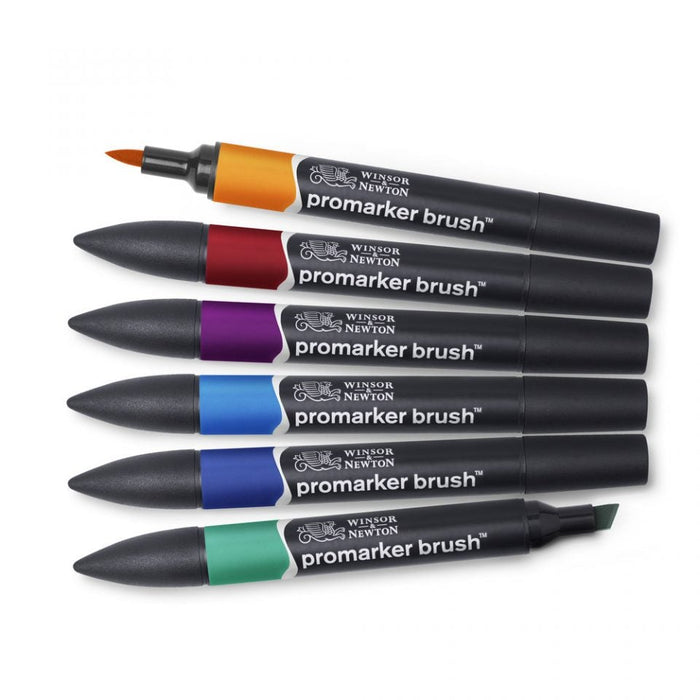 Winsor & Newton Promarker Brush Rich Tones 6 Set JA0416470