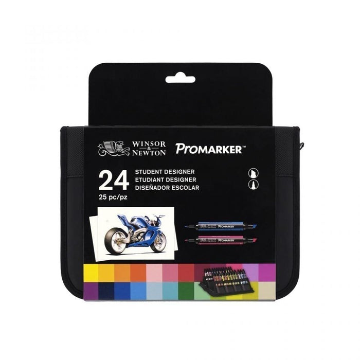 Winsor & Newton Promarker Designer Wallet 24 Set, Paint Markers JA0416430