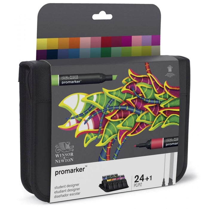 Winsor & Newton Promarker Designer Wallet 24 Set, Paint Markers JA0416430