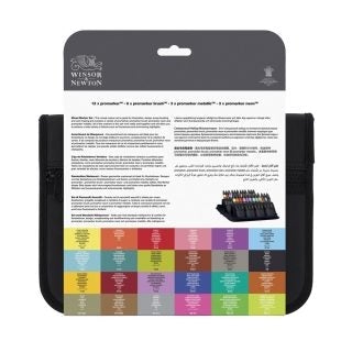 Winsor & Newton Promarker Mixed Marker Wallet 24 Set, Paint Markers JA0416500