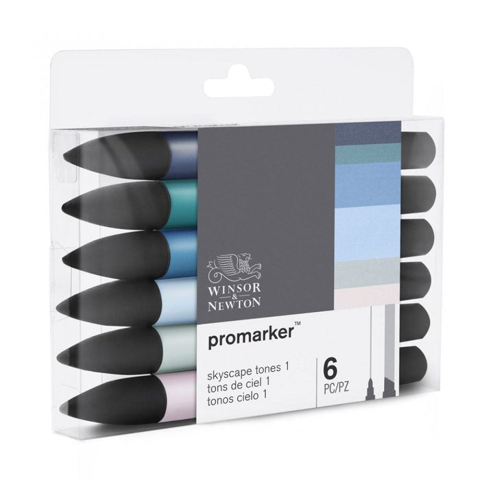 Winsor & Newton Promarker Skyscape 6 Set, Paint Markers JA0042220