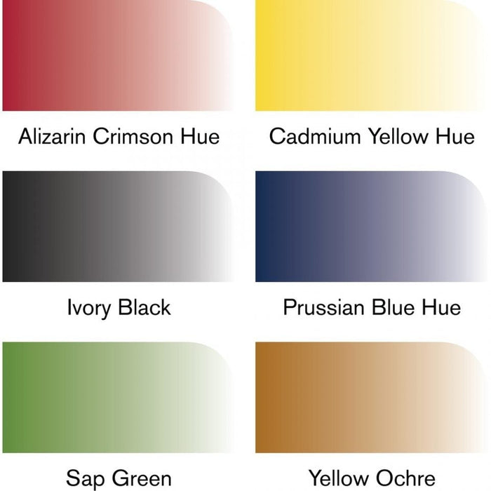 Winsor & Newton Promarker Watercolour 6 Basic Tones Set, Paint Markers JA0067610