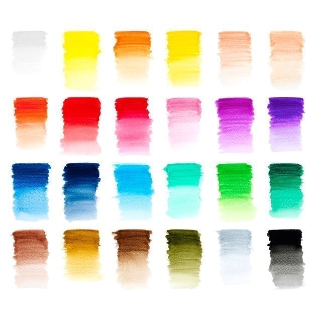 Winsor & Newton Watercolour Pencils, Tin of 24, Studio Collection, Assorted Colours JA0023470