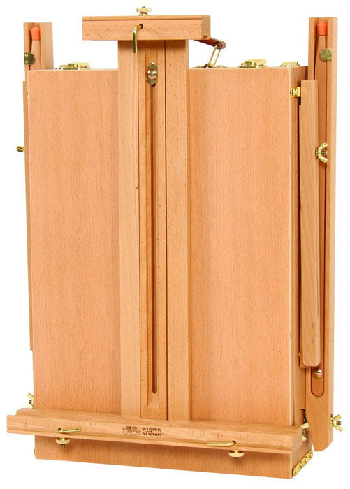Winsor & Newton Windrush Sketch Box Easel - Folds Into Box Shape, with Carry Handle & Strap, Height Adjustable JA0017200