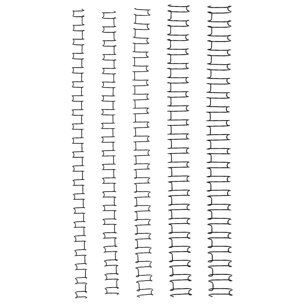 Wire Binding Coil 21 Rings 10mm Black x 100's | Binding Coils ...