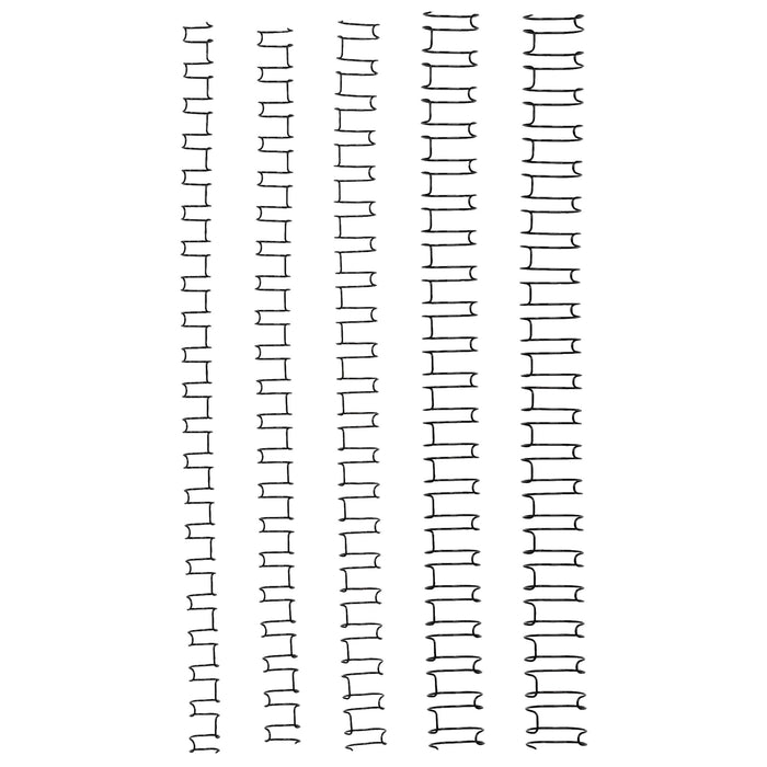 Wire Binding Coil 21 Rings 10mm Black x 100's AOBE21W10BK100