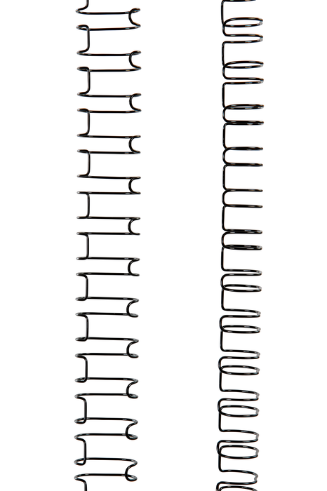 Wire Binding Coil 21 Rings 12mm Black AOBE21W12BK100