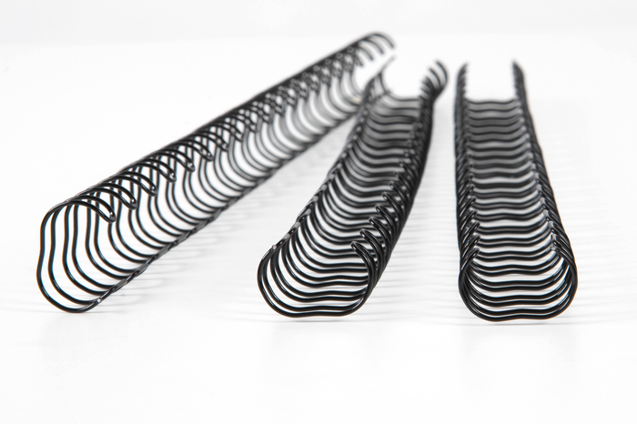 Wire Binding Coil 21 Rings 12mm Black AOBE21W12BK100