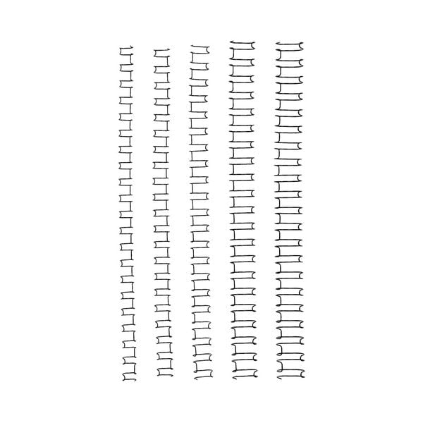 Wire Binding Coil 21 Rings 12mm Black AOBE21W12BK100