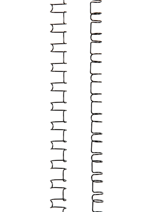 Wire Binding Coil 21 Rings 6mm Black AOBE21W6BK100