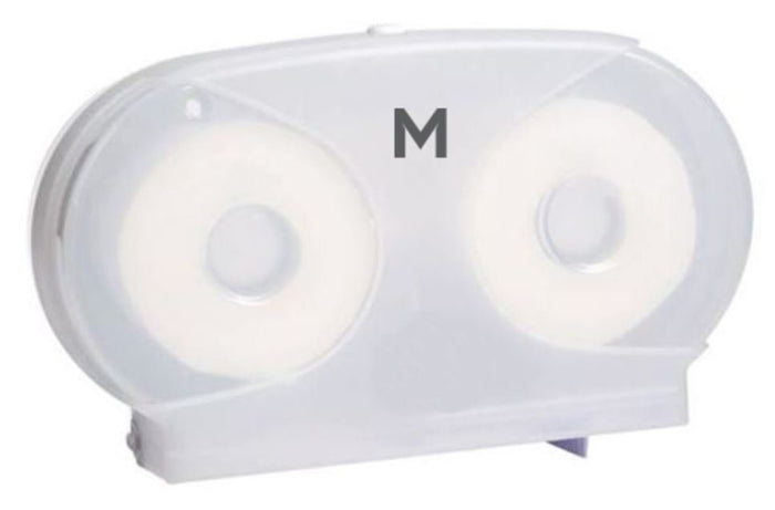 Wrapped Toilet Roll Dispenser - Translucent White (For 40mm Core) MPH27535
