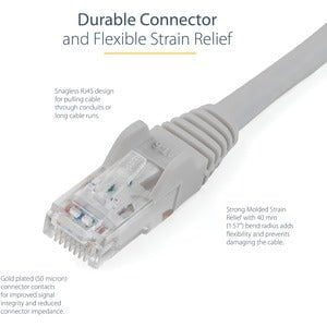 x-0.5m Gray Gigabit Snagless RJ45 UTP Cat6 Patch Cable - 50cm Patch Cord - Ethernet Patch Cable - RJ45 Male to Male Cat 6 Cable IM2865519