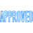 Xstamper Cx-Bn 1008 Approved Blue Stamp AO5010080