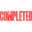XStamper CX-BN 1026 COMPLETED Self Inking Rubber Stamp, Red AO5010260