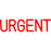 XStamper CX-BN 1103 URGENT Self Inking Rubber Stamp, Red AO5011030